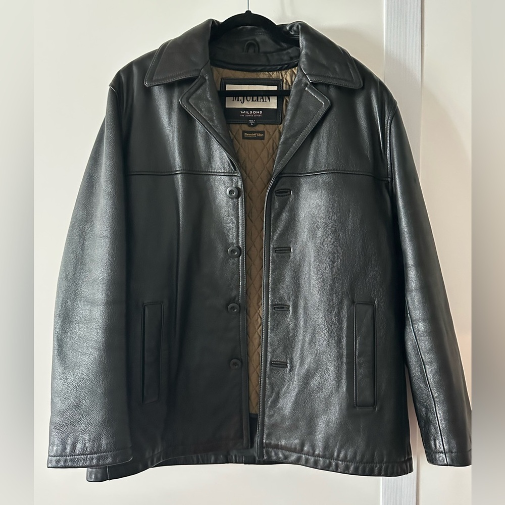 Wilsons Leather Men's Black Jacket